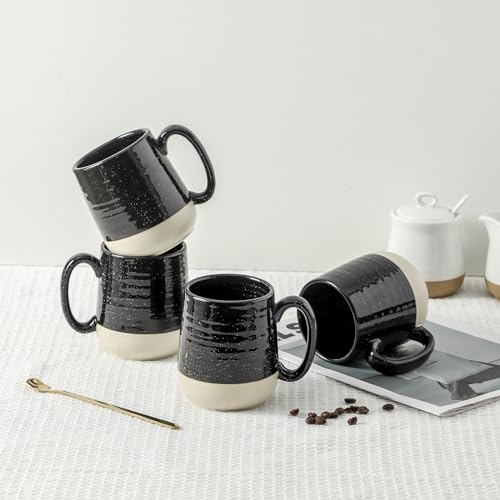 Ceramic Coffee Mugs Set (4 Count)