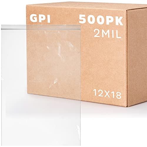 12" x 18" Zip Bags (500 Count)