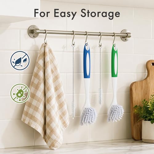 Dish Brush with Handle (4 Count)