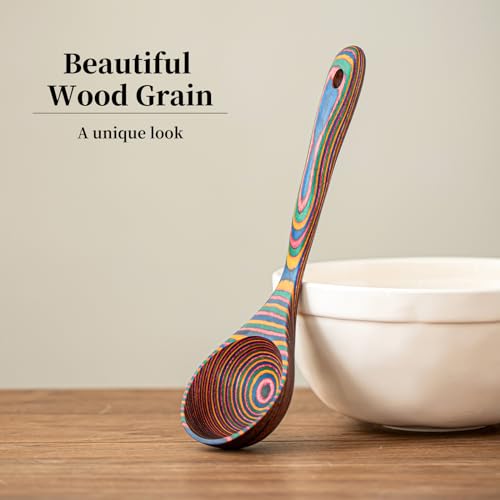 Pakkawood Rainbow Deep Soup Ladles