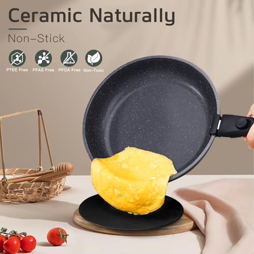 Ceramic Pots and Pans Set Non Stick