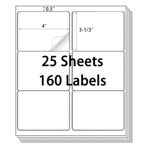 6 UP Shipping Labels (150 Count)
