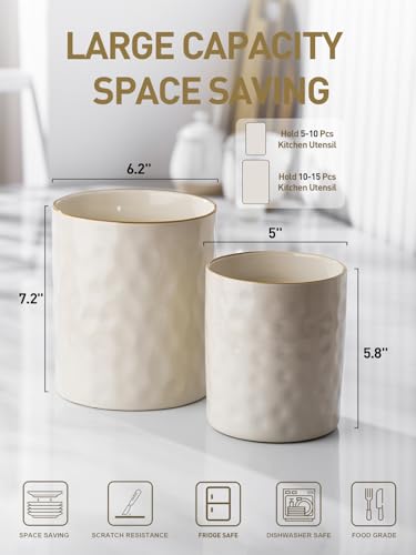 Ceramic Utensil Holder (2 Count)