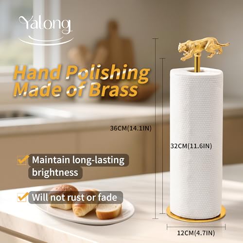 Gold Paper Towel Holder for Countertop