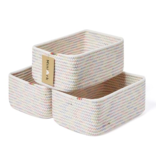 Small Storage Baskets for Organizing (3 Count)