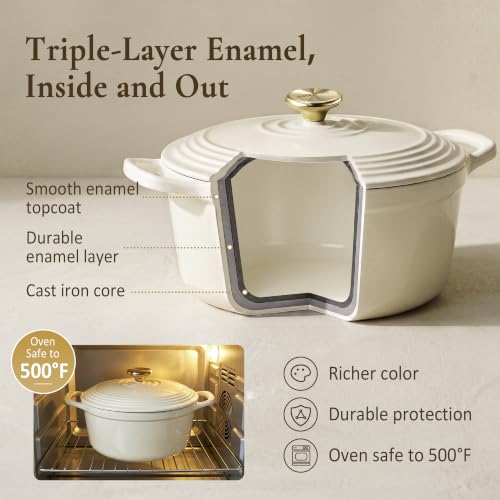 Enameled Cast Iron Dutch Oven