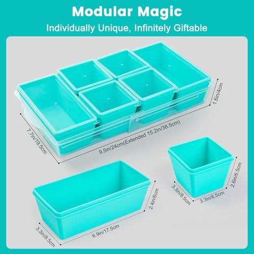 Silicone Freezer Molds with Lids (6 Count)