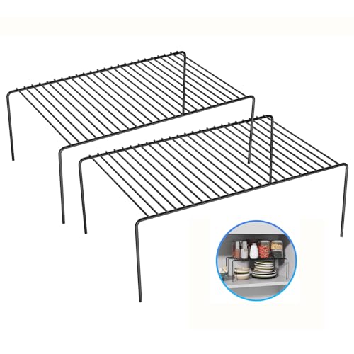 2Pack Cabinet Storage Shelf Rack (2 Count)