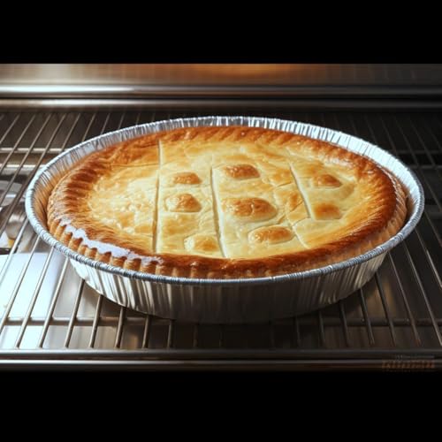 Round Aluminum Pans with Lids (30 Count)