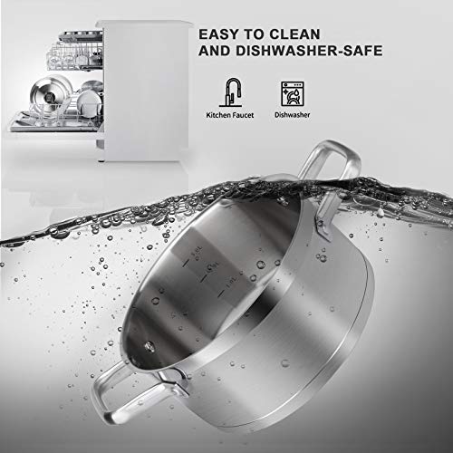 Stainless Steel Stock Pot with Lid
