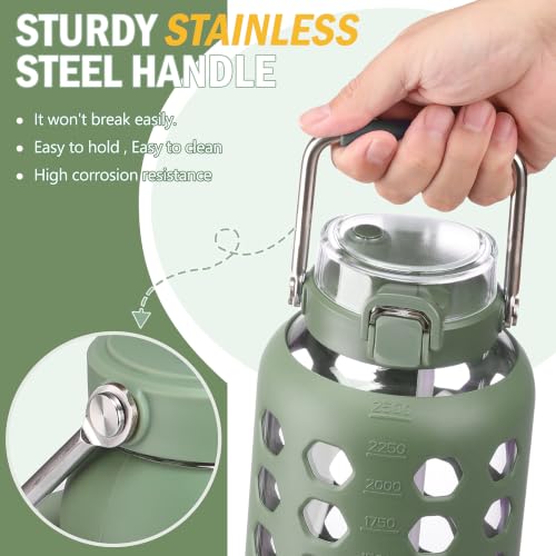 84 oz Glass Water Bottle