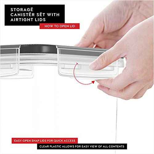 Cereal Containers Storage 2 Pack 135 fl. oz Cereal Dispenser Countertop (2 Count)