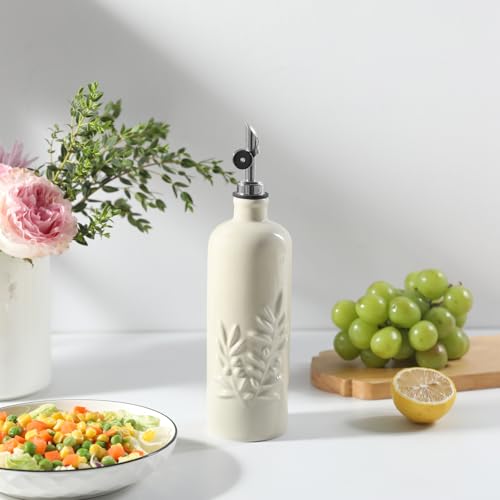 Sweejar 18 Oz Oil Dispenser for Kitchen with Gravity Spout