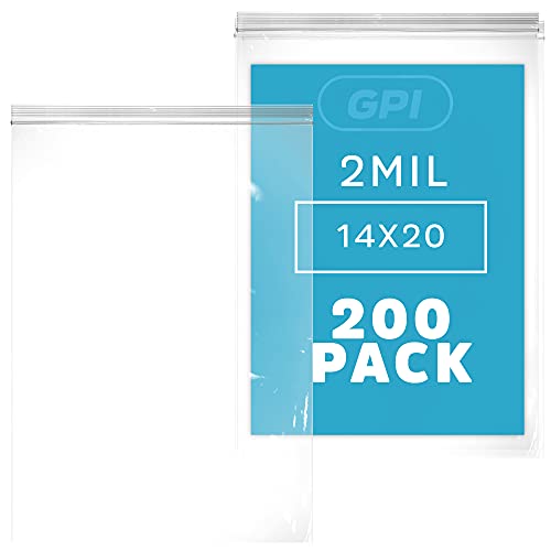 Extra large Zip Bags (200 Count)