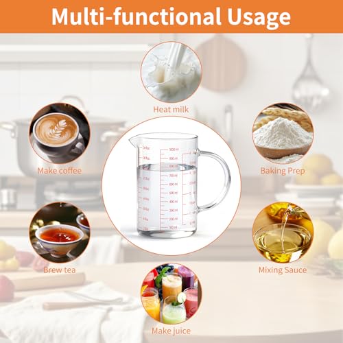 34OZ 1000ML Glass Measuring Cup