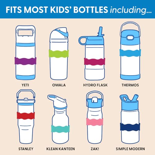 Orbit Labels Silicone Bottle Bands (4 Count)