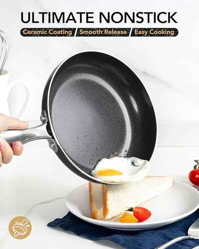 12 Inch Nonstick Frying Pan with Lid