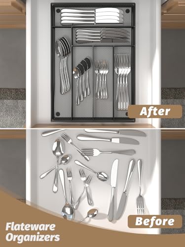 Mesh Silverware Tray for Drawers