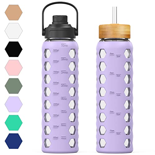 Glass Water Bottle