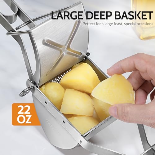 Potato Ricer Sopito Stainless Steel Potato Masher for Commercial and Home Use