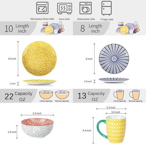 Ceramic Dinnerware Sets for 6