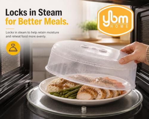 Microwave Splatter Cover Keeps Your Microwave Spotless During Food Heating