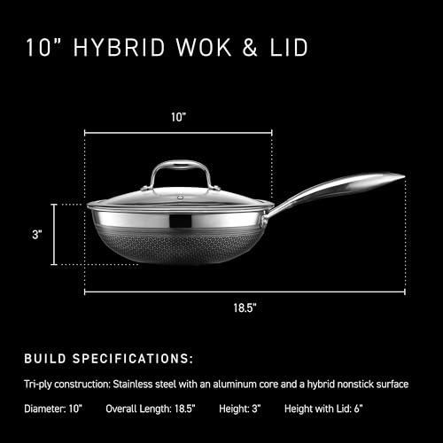 10" Hybrid Nonstick Wok
