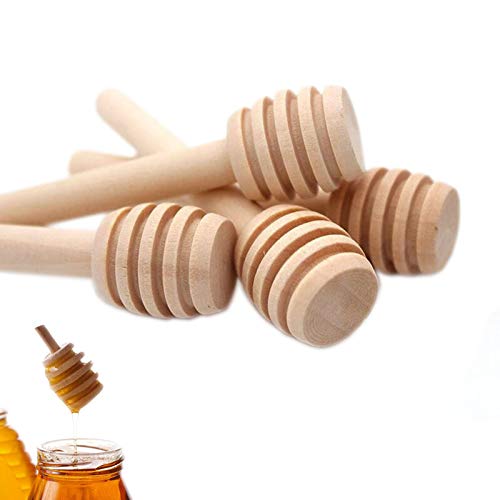 50 Pcs Wooden Honey Dipper Sticks (50 Count)