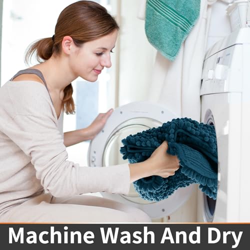 Toilet Rug U Shaped Washable 24x20 Inch