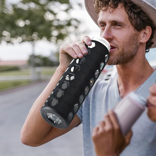 Glass Water Bottle