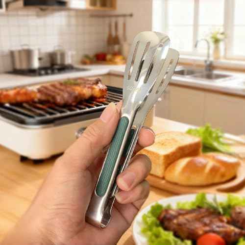 Stainless Steel Kitchen Tong Set (3 Count)