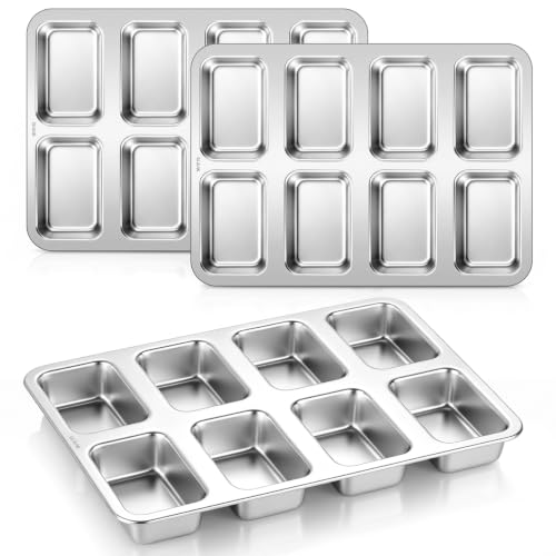 Mini Loaf Baking Pans 8 (3 Count)
