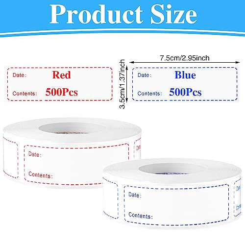 1000 Freezer Labels (1000 Count)