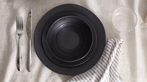 Black Ridge Piece Dinnerware Set (12 Count)