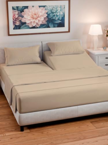 Flex Top Split Head King 4 Piece Sheet Set