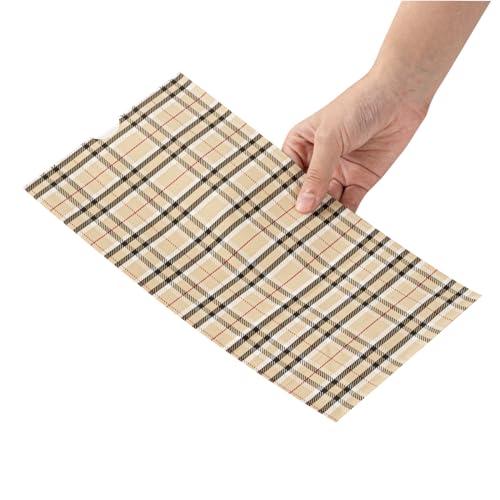 Paper Plaid Bag (100 Count)