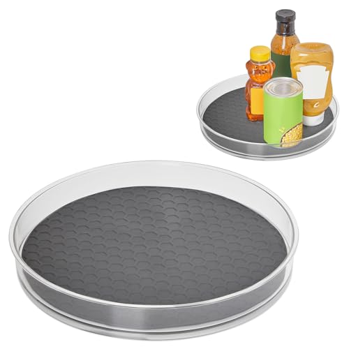 Large Lazy Susan Organizer 11 in for Large Cabinet Fridge Pantry Table Shelf Bath Kitchen Organization