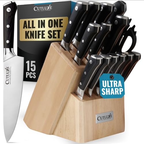 15 Piece Knife Set for Kitchen (15 Count)