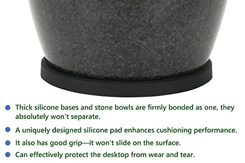 Mortar and Pestle Set Carved from Natural Granite