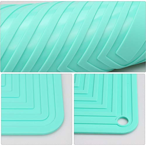 Large Silicone Trivet Mats for Hot Dishes (2 Count)
