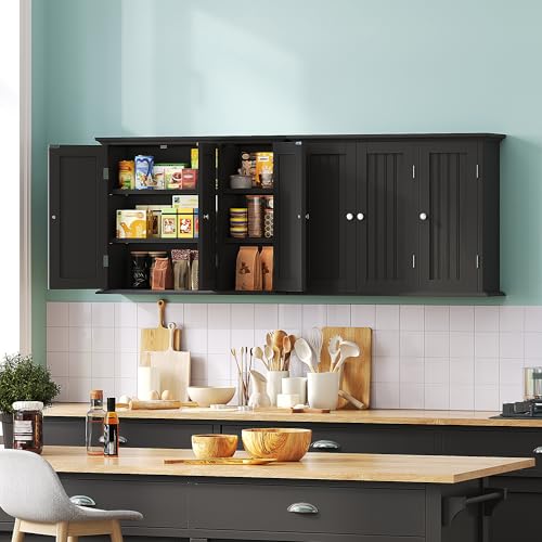 Laundry Cabinet with 3 Doors and Adjustable Shelves