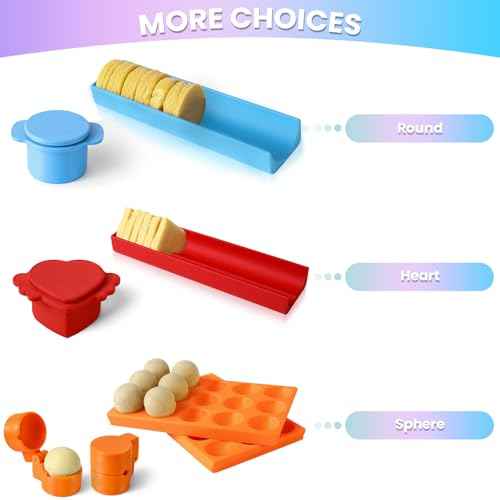 2 Pack Round Sphere Cake Pop Mold Press with Tray Set (4 Count)