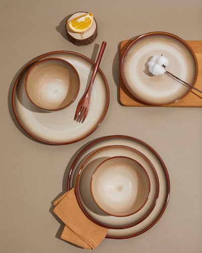 Stoneware Dinnerware Sets for 4