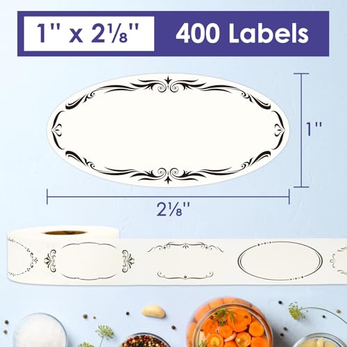 Water Soluble Canning Labels (400 Count)