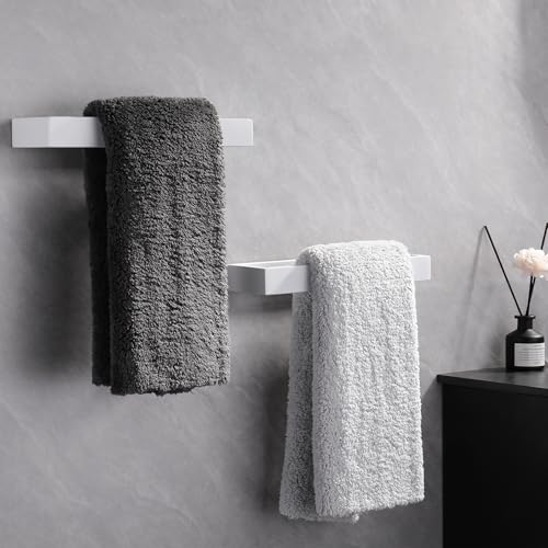 Bath Towel Holder Stainless Steel Towel Hanger Wall Mount Towel Ring for Bathroom 2 Pack (2 Count)
