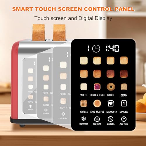 2 Slice Toaster Touch Screen