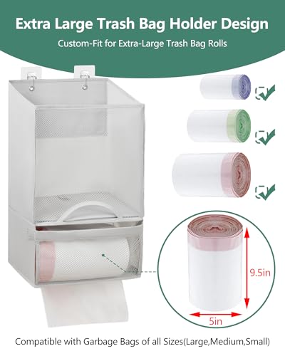 Bag Saver Extra Large 2 in 1 Plastic Bag Holder Storage