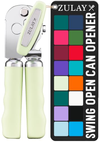 Stainless Steel Swing Open Manual Can Opener Comfortable Grip