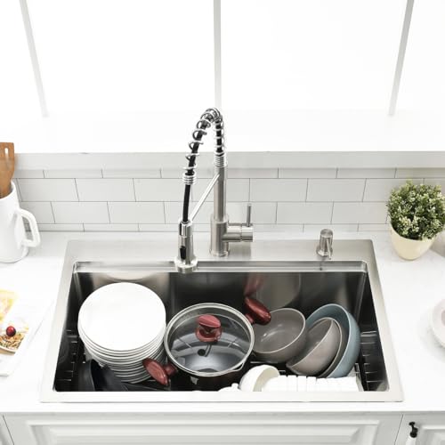 33 Inch Drop In Kitchen Sink Workstation
