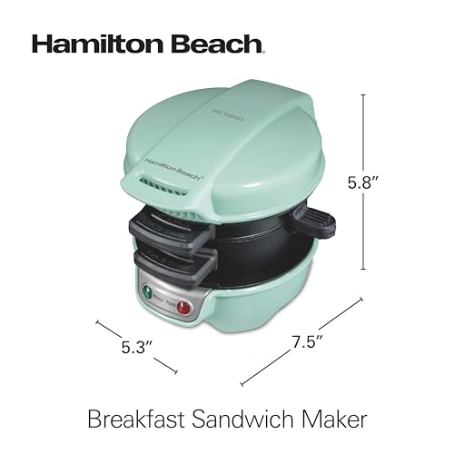 Breakfast Sandwich Maker with Egg Cooker Ring